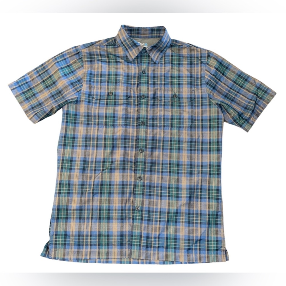 Croft & Barrow Men’s Size Small Quick Dry Plaid Button Down Shirt